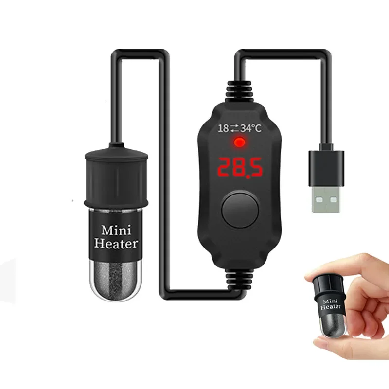 Aquarium Heater Submersible - MINI Aquarium เครื่องทําความร้อน Fish TANK Aquarium