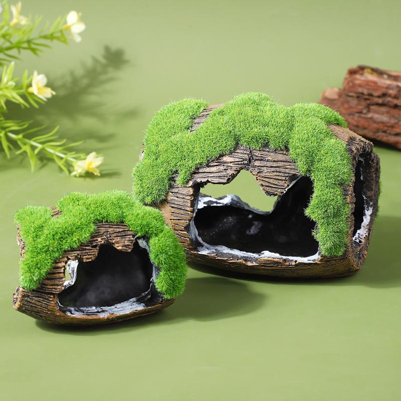 Aquarium Fish Hiding Places - อุปกรณ์ตกแต่งตู้ปลา รูปแบบถ้ำซ่อนสำหรับปลา วัสดุเรซิ่น ของตกแต่งตู้ปลา ของประดับตกแต่งตู้ปลา