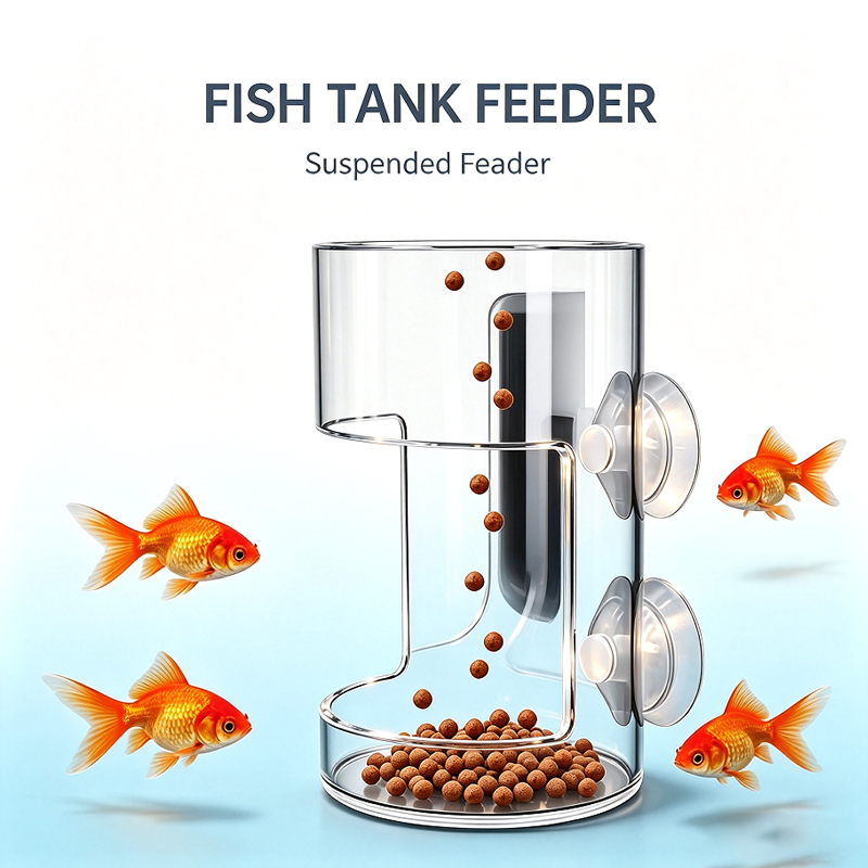 Aquarium Fish Parrot - วงแหวนให้อาหารปลาแบบลอยน้ำกันลื่นสำหรับปลาแก้ว ปลาเต่า อาหารปลา วงแหวนให้อาหารแบบแขวน วงแหวนให้อาหารแบบลอยน้ำสำหรับปลาคาร์ฟ ตู้ปลาขนาดใหญ่