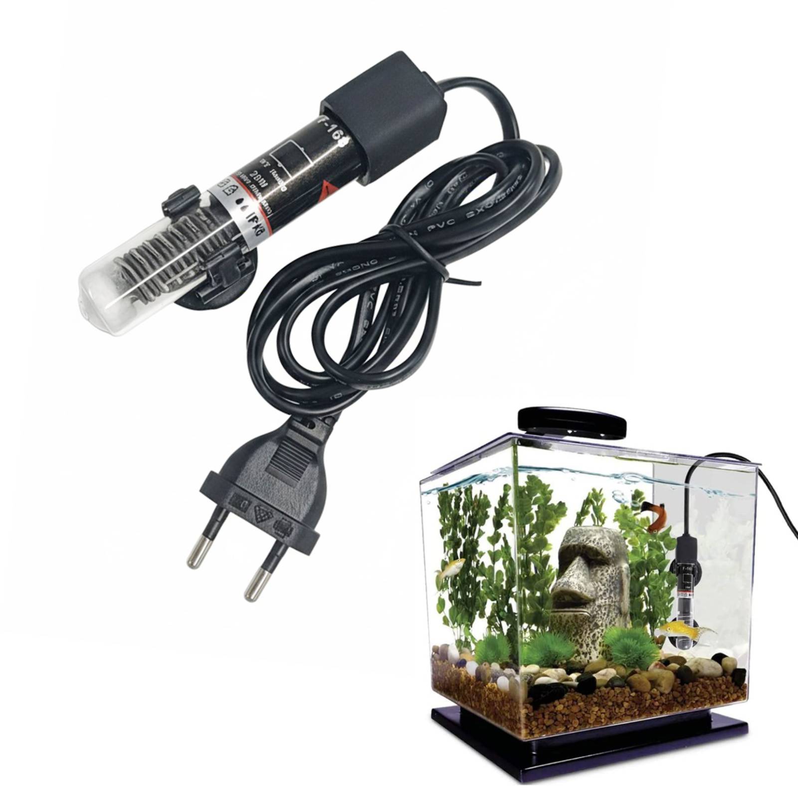 Aquarium Heater Submersible - MINI Aquarium เครื่องทําความร้อน Submersible Fish TANK