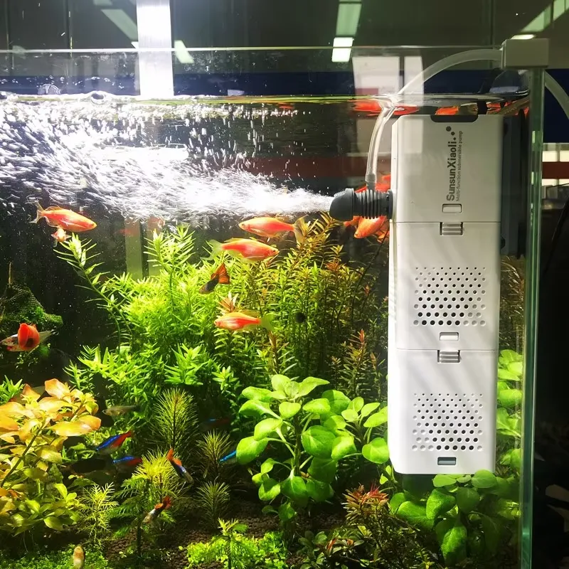 Aquarium Fish Small - กรองในตู้ปลา 4 in 1 แบบเงียบพิเศษ ปรับได้