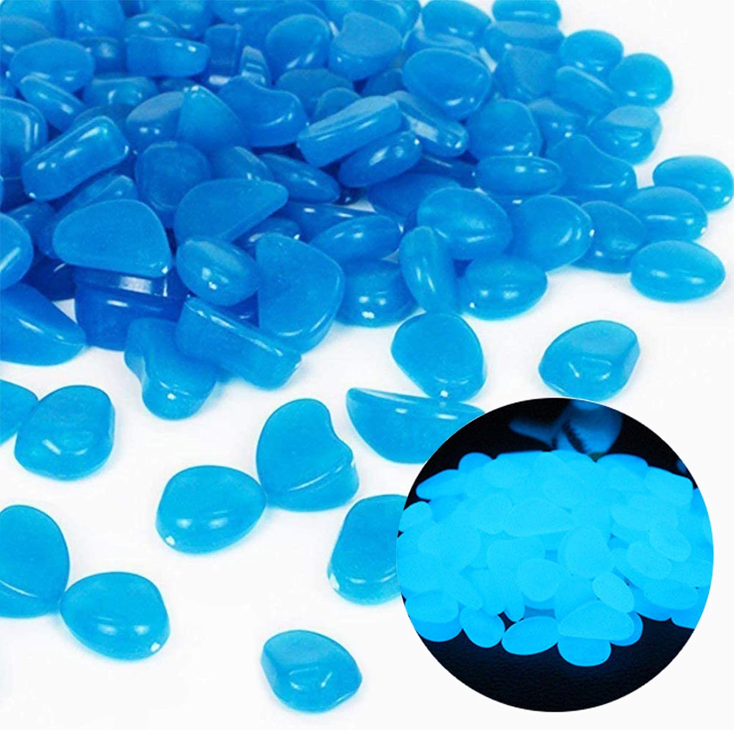 Aquarium Fish Buy - ถังปลา Rocks Glow Blue Pebbles สําหรับ