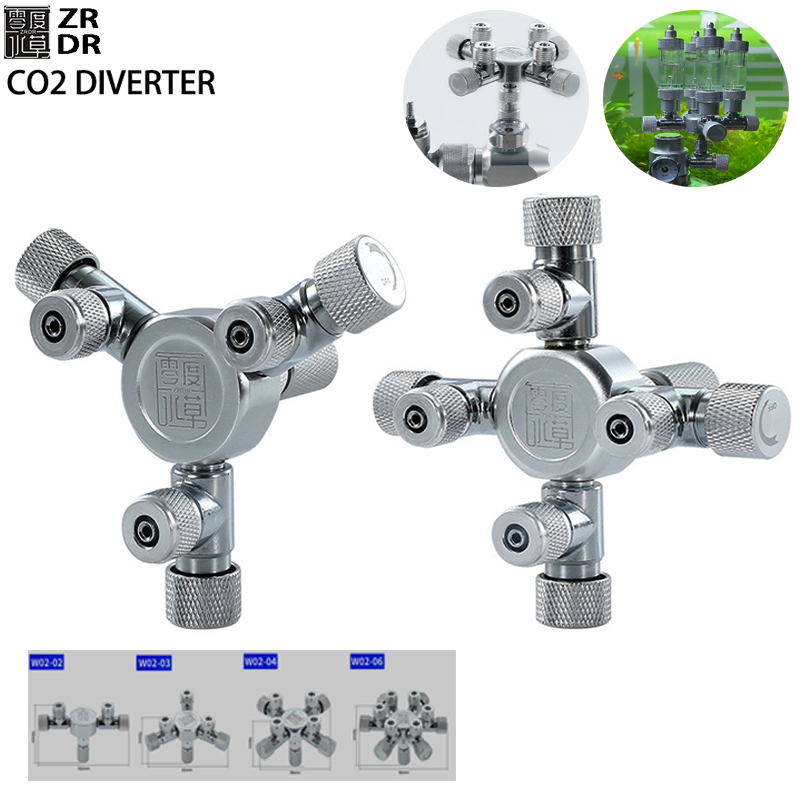 ZRDR ตัวแยก CO2 หลายช่องสำหรับ - Aquarium Fish Buy บทวิจารณ์และราคา