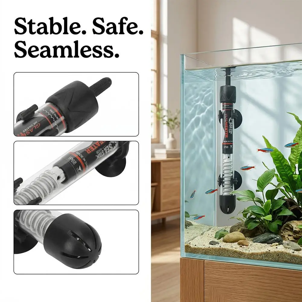เครื่องทำความร้อนในตู้ปลาแบบปร - Aquarium Heater Submersible บทวิจารณ์และราคา
