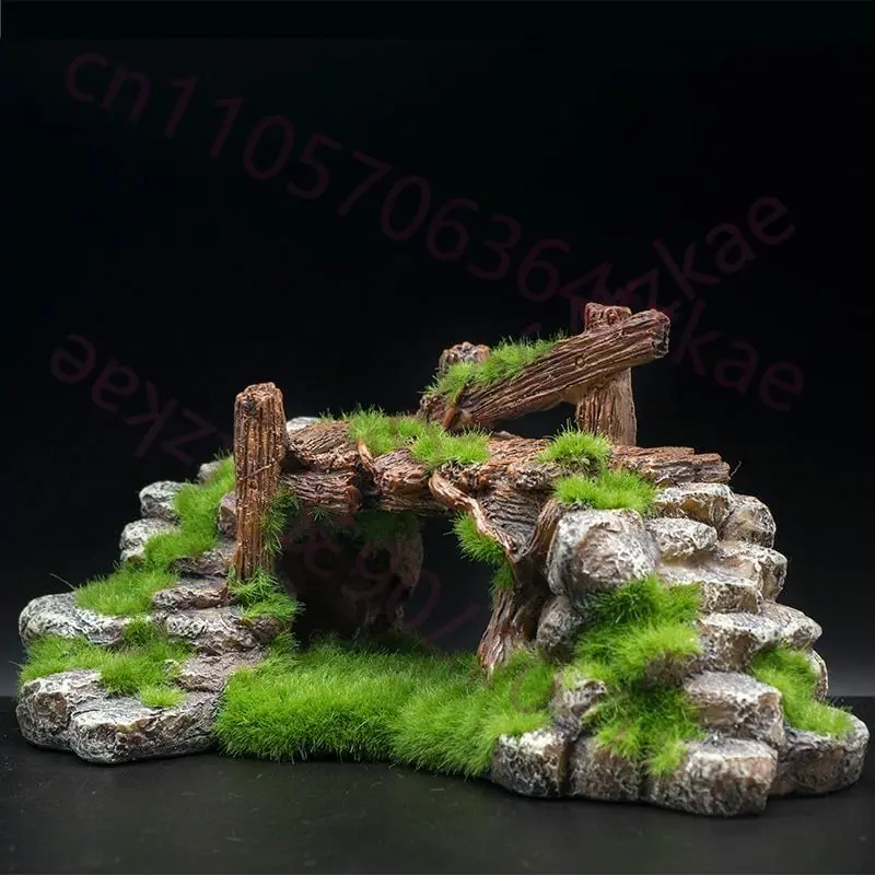 ของตกแต่งตู้ปลาแบบสร้างสรรค์ ท - Aquarium Fish Bridge บทวิจารณ์และราคา