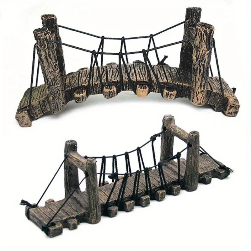 1 ชิ้น ของตกแต่งตู้ปลา บ้านพร้ - Aquarium Fish Bridge บทวิจารณ์และราคา