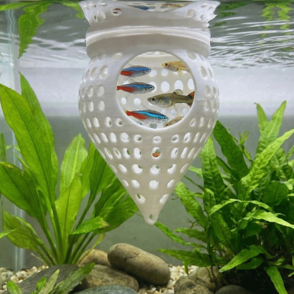 ที่นอนปลาแบบลอยน้ำพิมพ์ 3 มิติ - Aquarium Fish Hiding Places บทวิจารณ์และราคา