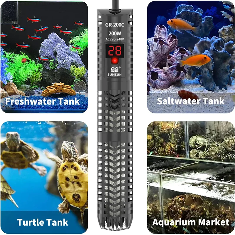 เครื่องทำความร้อนแบบจุ่มสำหรับ - Aquarium Heater Submersible บทวิจารณ์และราคา