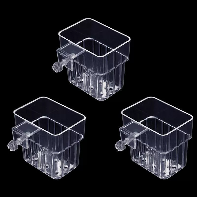 กระถางแขวนใสสำหรับปลูกพืชน้ำใน - Aquarium Fish Pot บทวิจารณ์และราคา