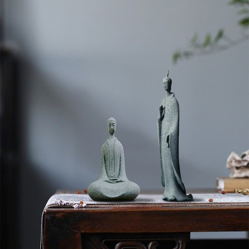 Mini พระสงฆ์Figurines Gardenพร - Aquarium Fish Small บทวิจารณ์และราคา