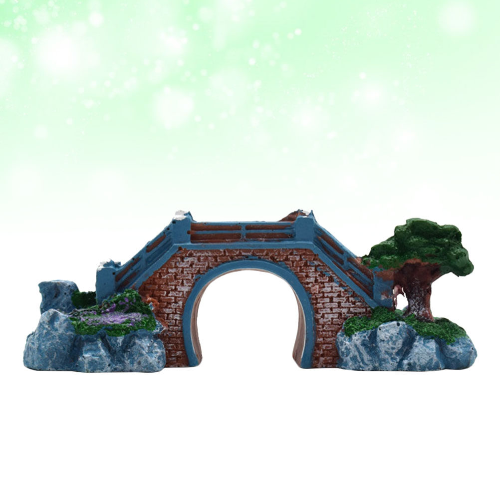 สะพานเรซิ่นตกแต่งตู้ปลา ของตกแ - Aquarium Fish Bridge บทวิจารณ์และราคา