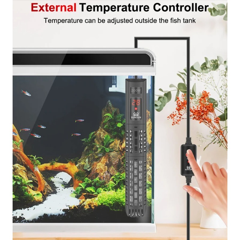 เครื่องทำความร้อนใต้น้ำสำหรับต - Aquarium Heater Submersible บทวิจารณ์และราคา