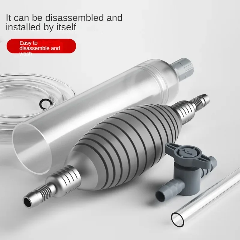 ตู้ปลาขนาดใหญ่ Aquarium Siphon - Gravel Vacuum Cleaner บทวิจารณ์และราคา