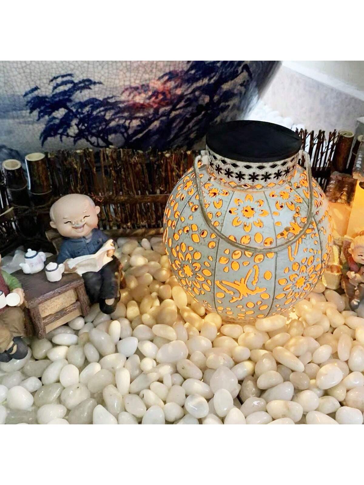 River Rocks ตกแต่งประดับสีขาว  - Aquarium Decoration Rock บทวิจารณ์และราคา
