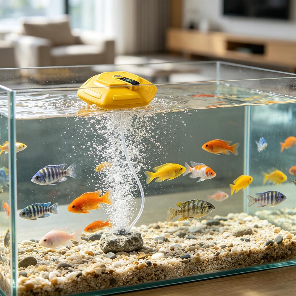 ปั๊มออกซิเจนไร้สายแบบชาร์จไฟได - Aquarium Fish Buy บทวิจารณ์และราคา