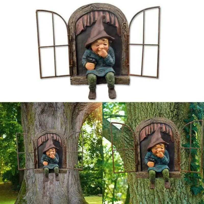 Naughty Garden รูปปั้น Elf Go  - Aquarium Decoration Rock บทวิจารณ์และราคา