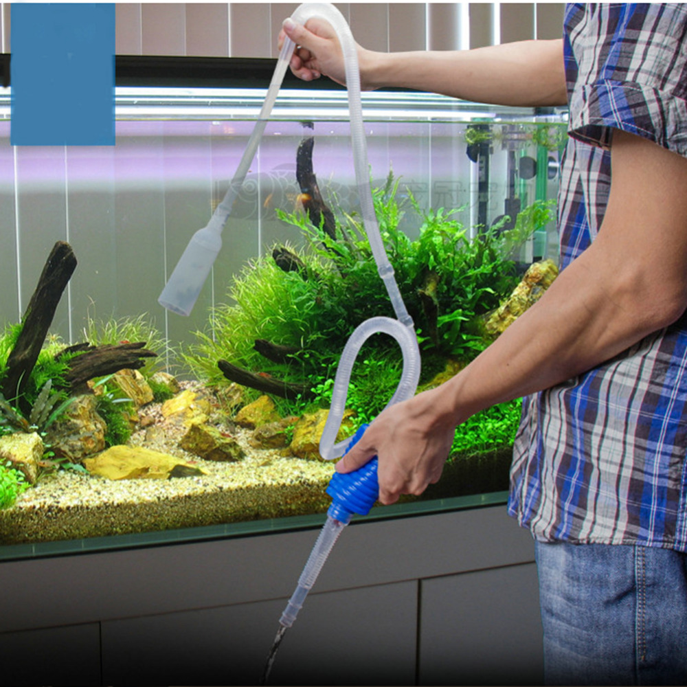 ถังกาลักน้ำปลากาลักน้ำสำหรับตู - Gravel Vacuum Cleaner บทวิจารณ์และราคา