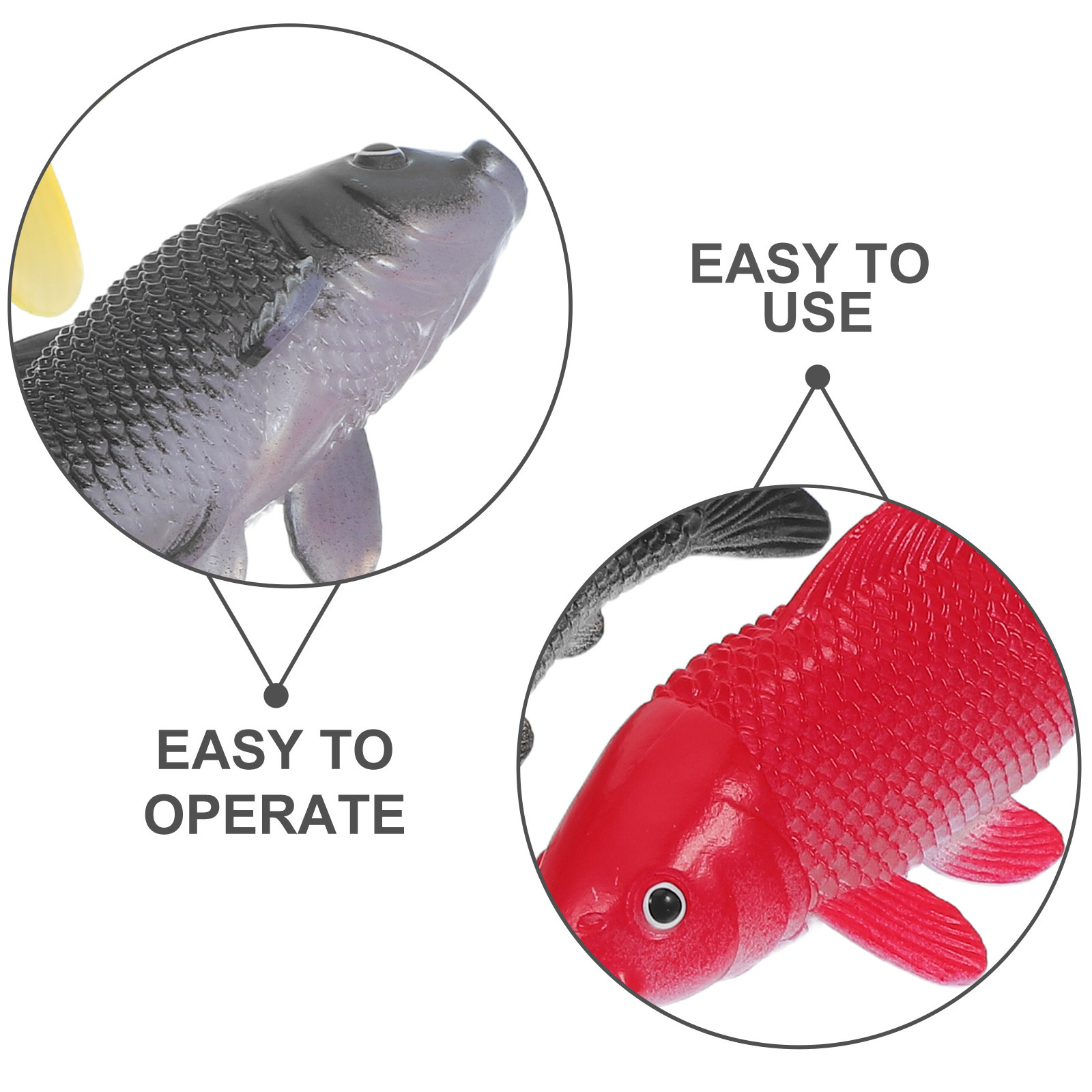 ของเล่นปลาประดิษฐ์ 3 ชิ้น รูปป - Aquarium Fish In Pond บทวิจารณ์และราคา