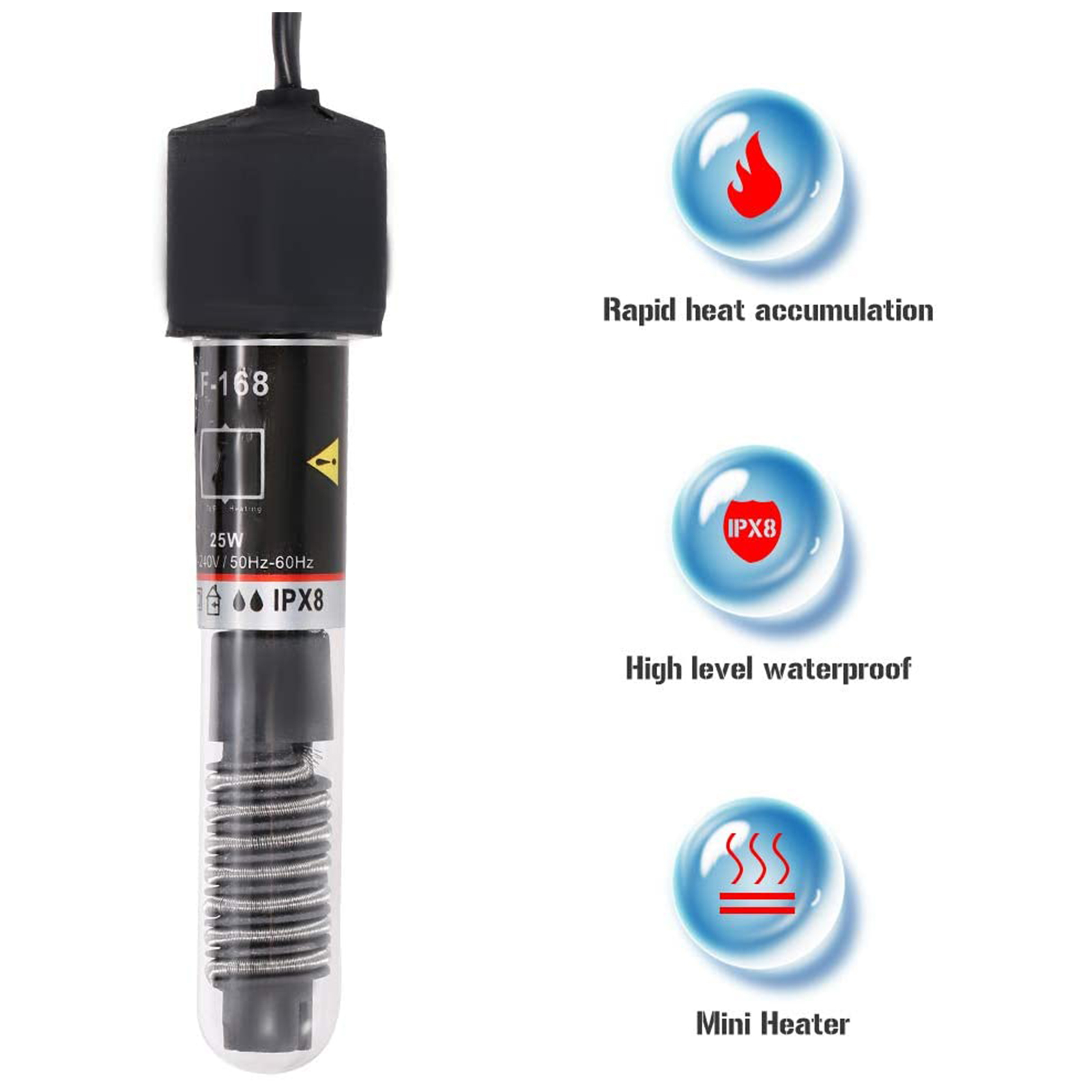 MINI Aquarium เครื่องทําความร้ - Aquarium Heater Submersible บทวิจารณ์และราคา