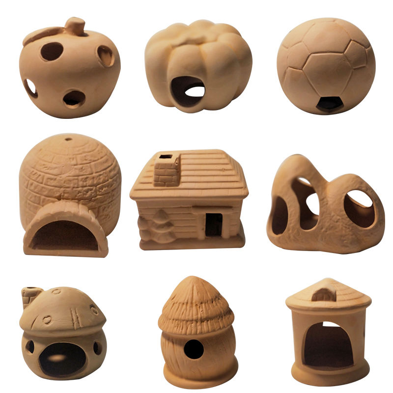 Aquarium Mini เซรามิคถังปลากุ้ - Aquarium Fish Hiding Places บทวิจารณ์และราคา