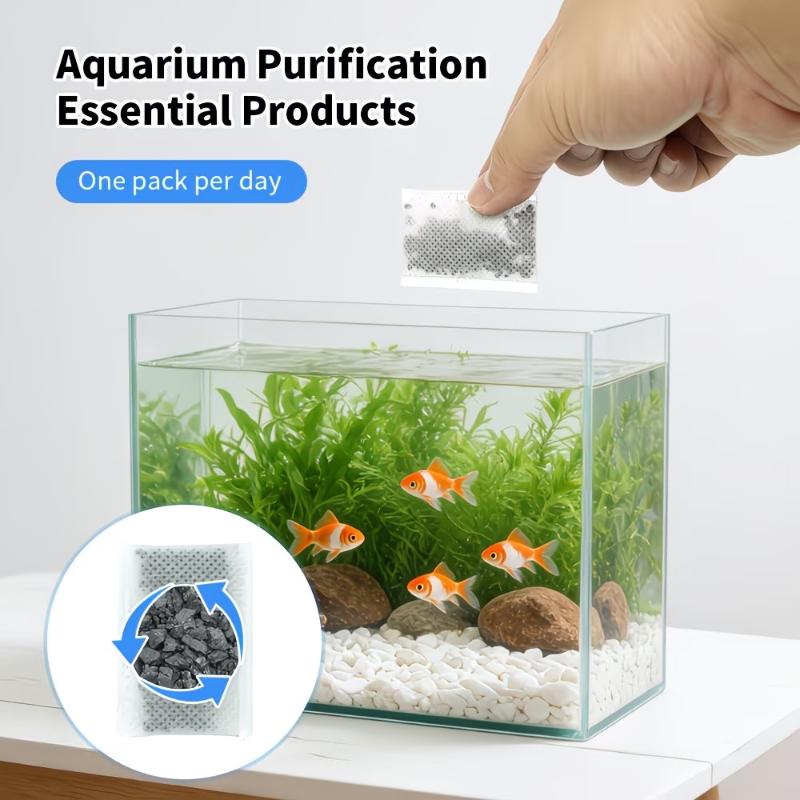 10/20/40 ชิ้นถุงคาร์บอนกัมมันต - Aquarium Fish Medicine บทวิจารณ์และราคา