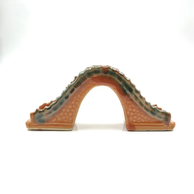 เรซิ่นเซรามิคหยกสะพานตกแต่งถัง - Aquarium Fish Bridge บทวิจารณ์และราคา