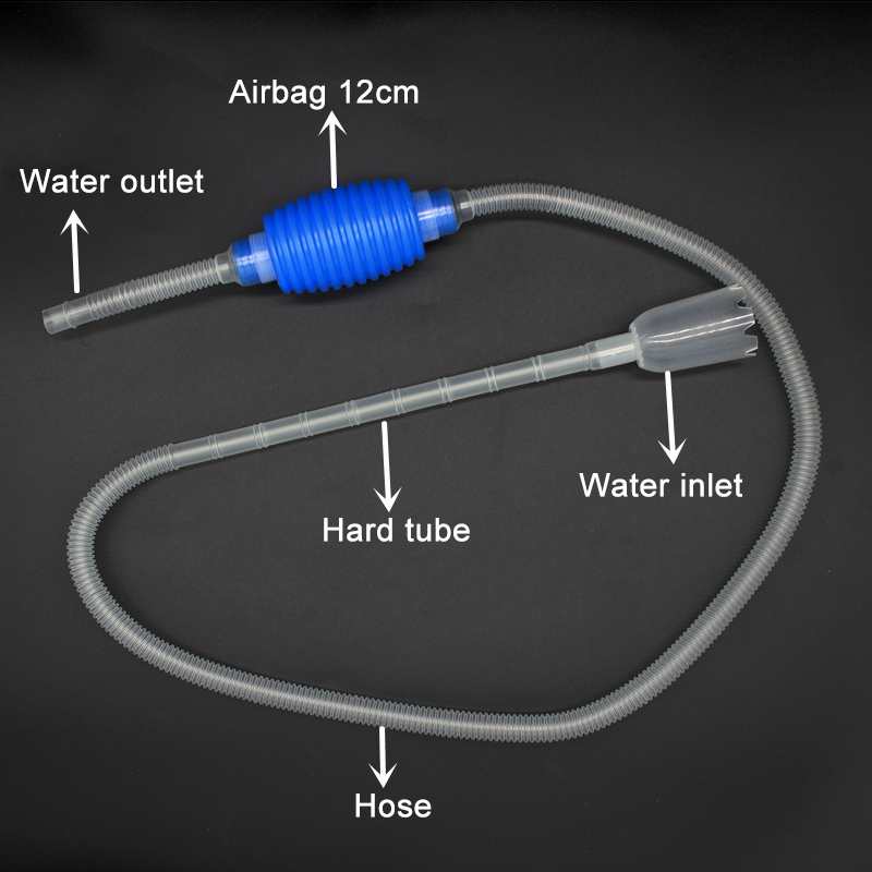 พิพิธภัณฑ์สัตว์น้ํา Siphon ถัง - Gravel Vacuum Cleaner บทวิจารณ์และราคา