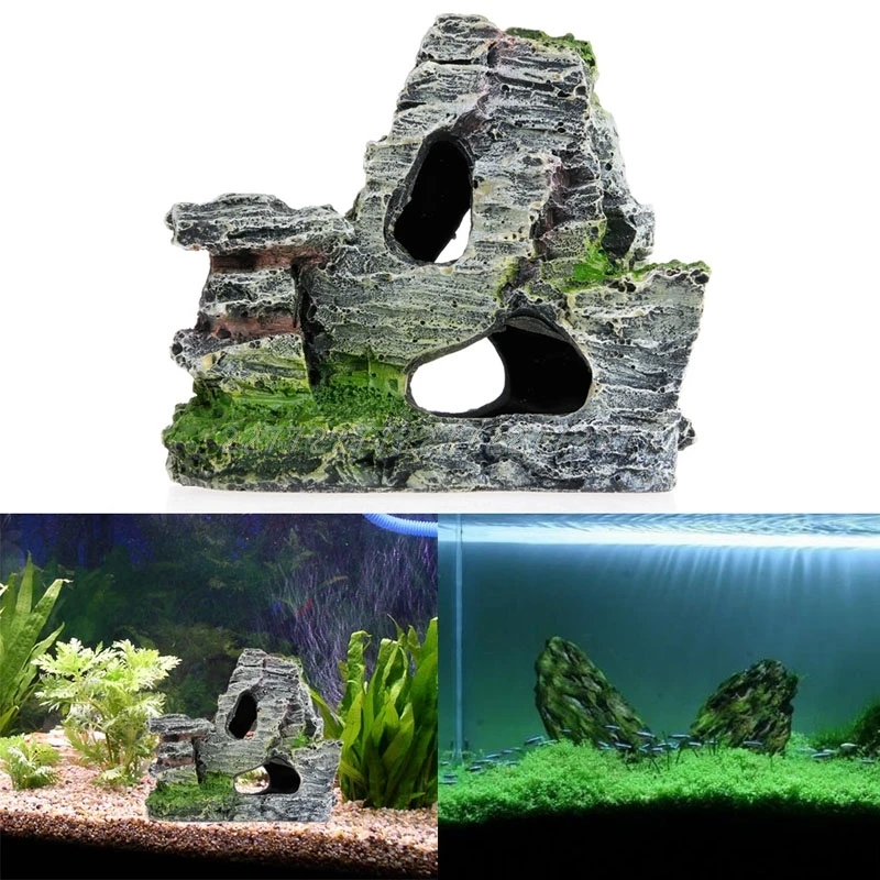 Mountain View Rockery Aquarium - Aquarium Fish Bridge บทวิจารณ์และราคา