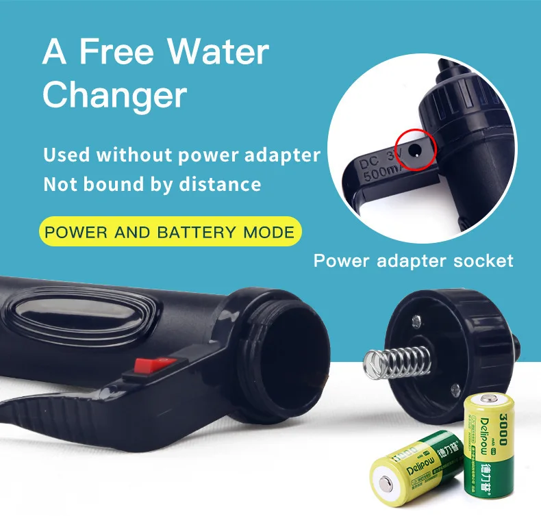 เครื่องเปลี่ยนน้ําไฟฟ้าสูญญากา - Gravel Vacuum Cleaner บทวิจารณ์และราคา