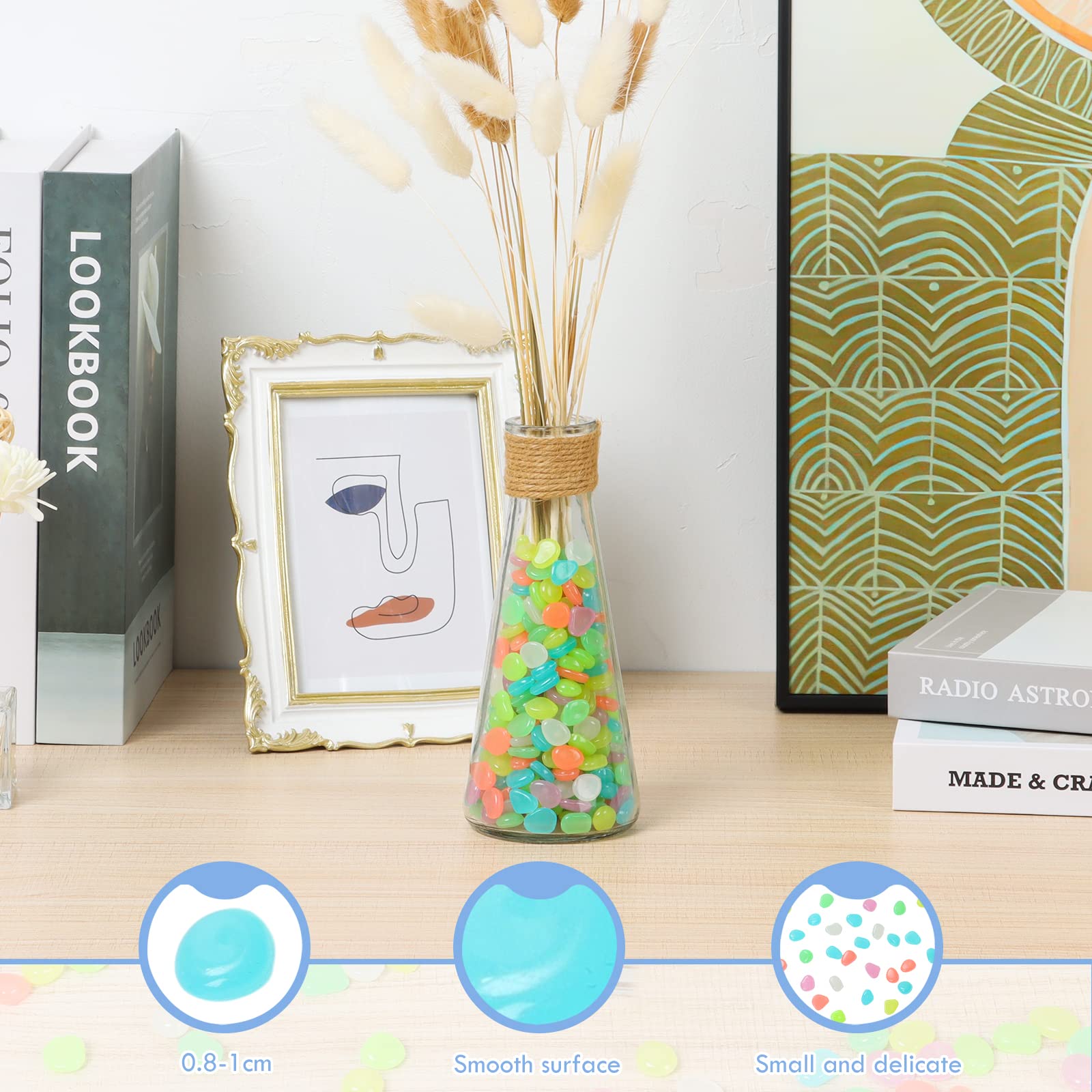 100 ชิ้น Glow in the Dark Gard - Aquarium Decoration Rock บทวิจารณ์และราคา