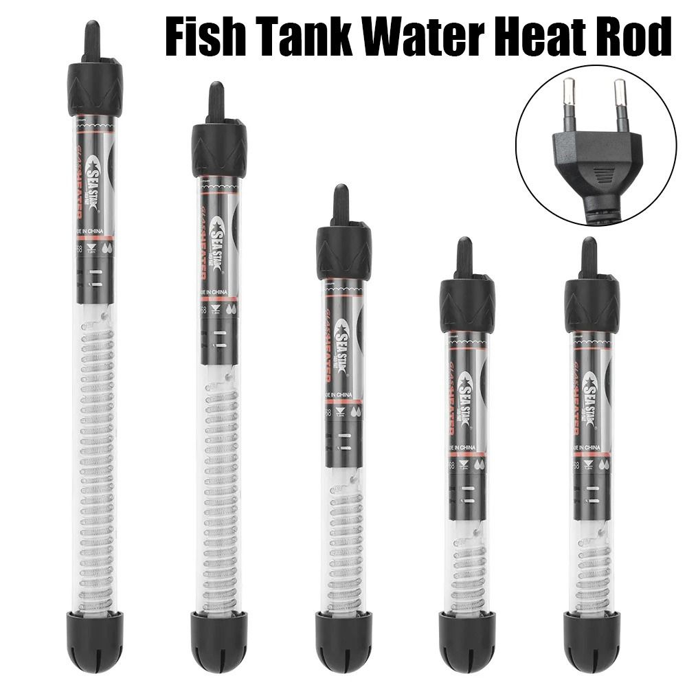แท่งทำความร้อนแบบปรับอุณหภูมิไ - Aquarium Heater Submersible บทวิจารณ์และราคา