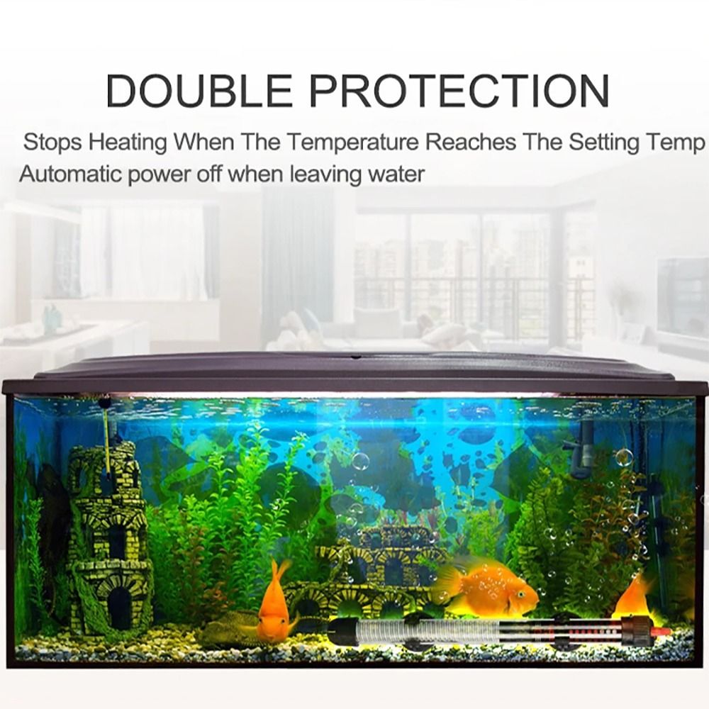 แท่งทำความร้อนแบบปรับอุณหภูมิไ - Aquarium Heater Submersible บทวิจารณ์และราคา