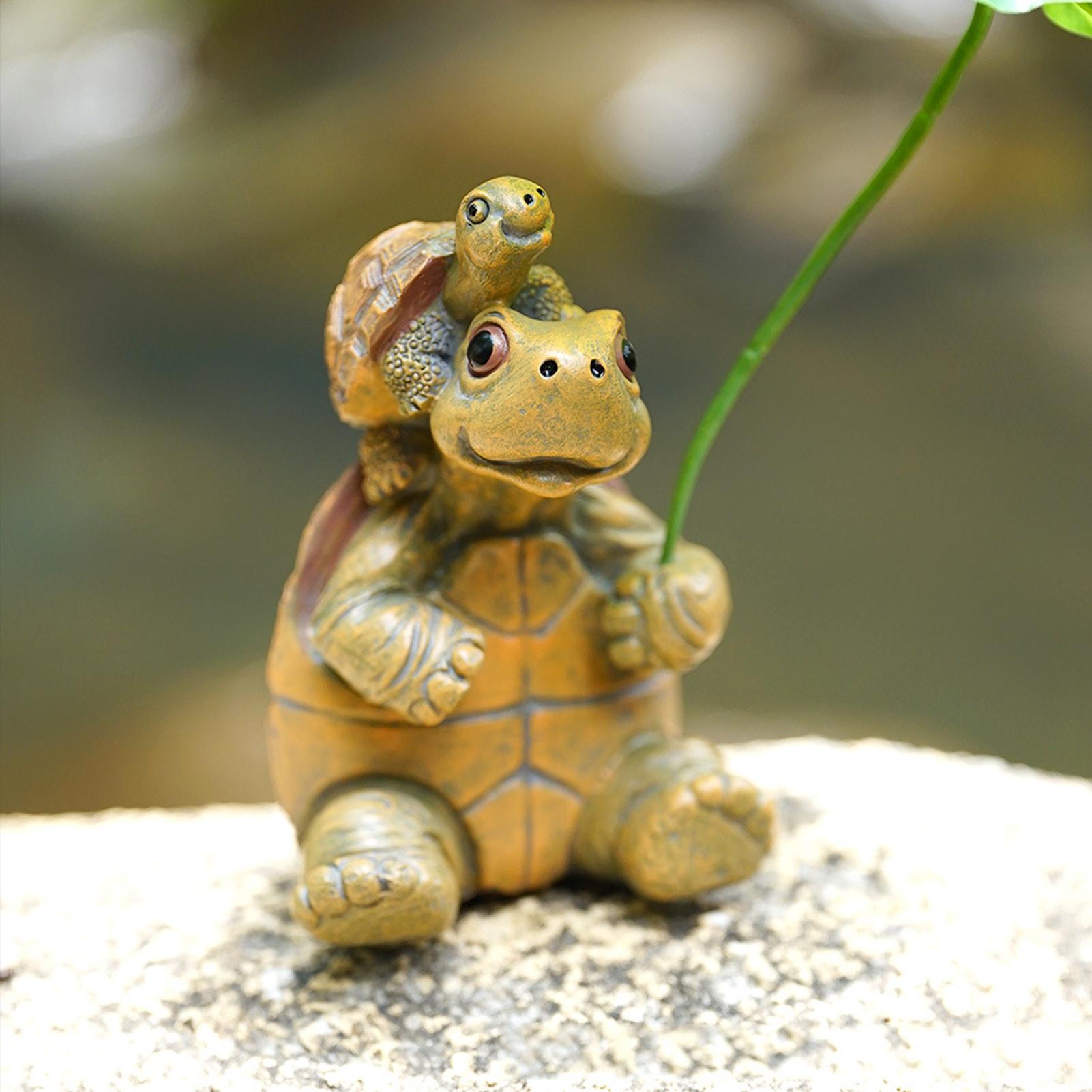 ตุ๊กตาเต่าตกแต่งตู้ปลา รูปปั้น - Aquarium Fish Pot บทวิจารณ์และราคา