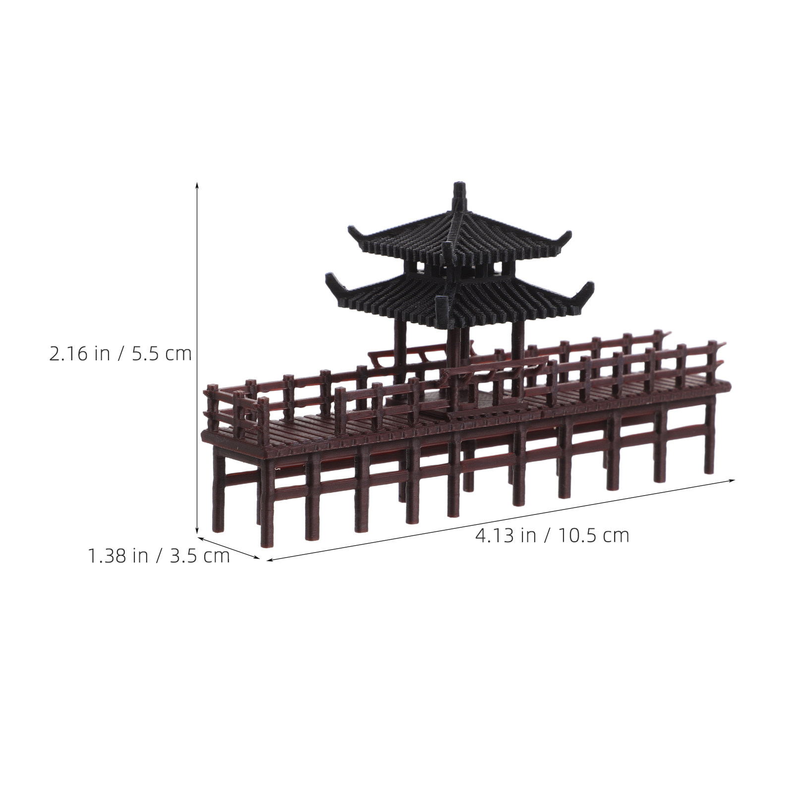 ประติมากรรมสะพานศาลาจีนขนาดเล็ - Aquarium Fish Bridge บทวิจารณ์และราคา