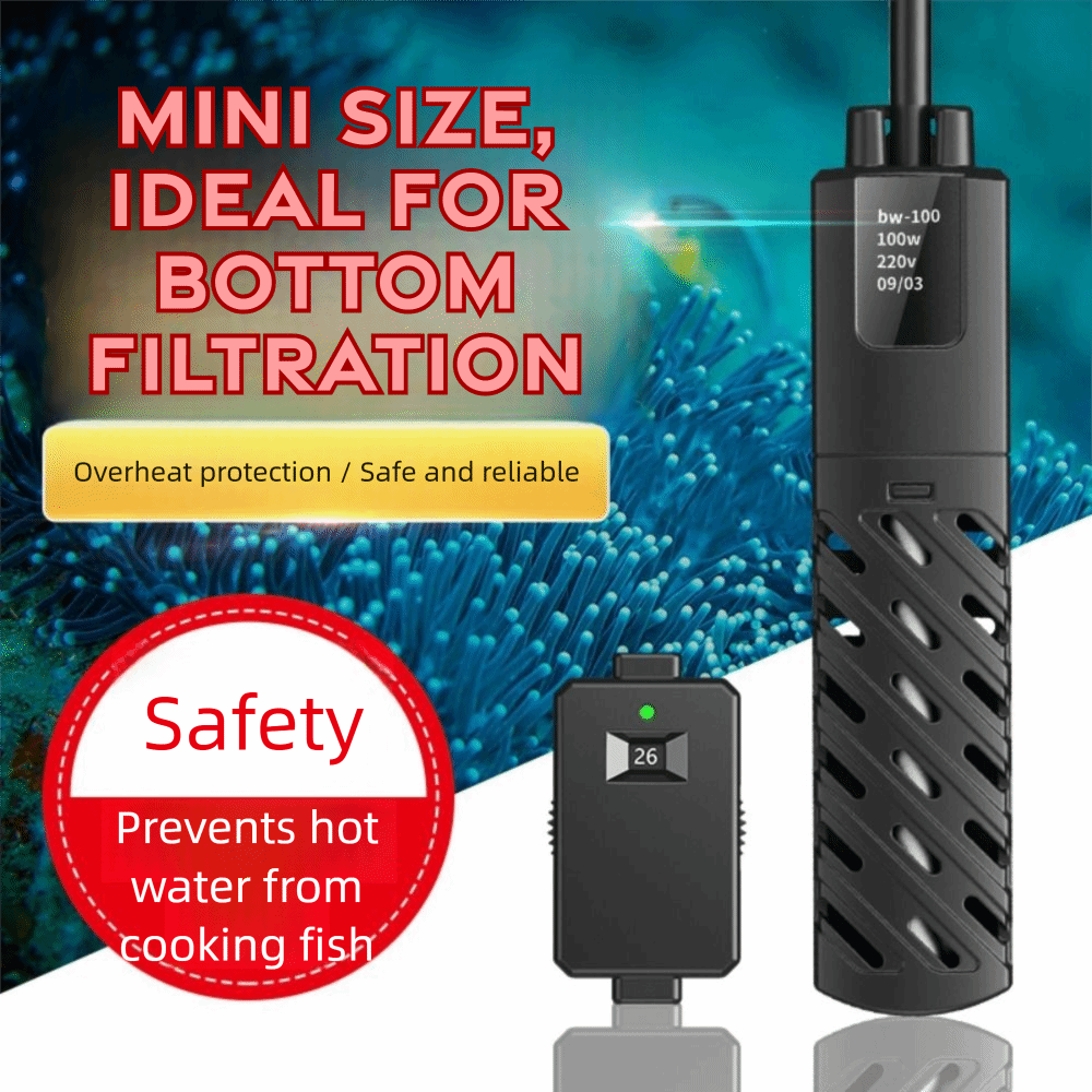 ฮีตเตอร์แก้วควอตซ์สำหรับตู้ปลา - Aquarium Heater Submersible บทวิจารณ์และราคา