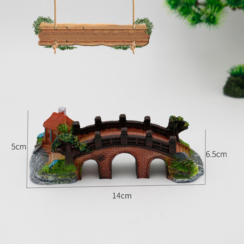 สะพานตกแต่งตู้ปลาแบบ 3 รู ทำจา - Aquarium Fish Bridge บทวิจารณ์และราคา
